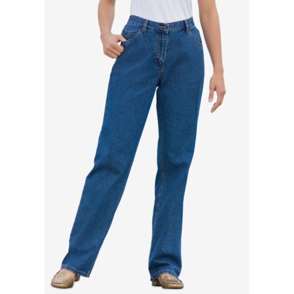 2/$30 Woman Within 24W Denim Jeans Plus